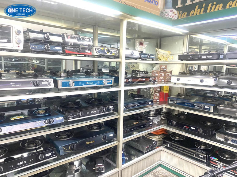 Giá kệ trưng bày bếp gas tiện ích – Thiết kế chắc chắn, dễ sắp xếp sản phẩm Kệ trưng bày bếp gas kết cấu bền vững, phù hợp nhiều mô hình cửa hàng và chuỗi siêu thị
