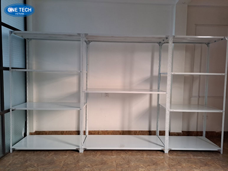 Kệ sắt V lỗ lưu trữ bếp gas đa năng chắc chắn, tiện lợi Kệ sắt V lỗ đa năng dùng lưu trữ bếp gas và vật dụng nhà bếp