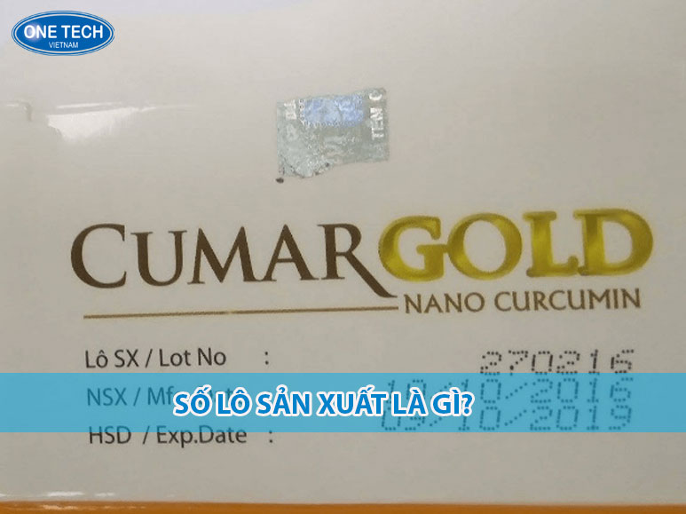 Mẫu nhãn hàng hóa hiển thị số lô sản xuất, ngày sản xuất và hạn sử dụng