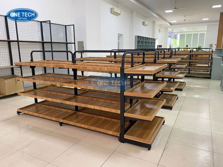 Thiết kế kệ bán trái cây nổi bật – Sản phẩm từ One Tech Kệ trưng bày trái cây tiện dụng, kiểu dáng bắt mắt, hỗ trợ bán hàng hiệu quả