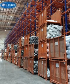 Kệ thép công nghiệp dùng lưu trữ hàng hóa trong nhà kho