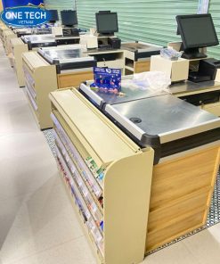 Kệ đầu bàn thu ngân nhỏ gọn phù hợp mọi loại hình cửa hàng bán lẻ