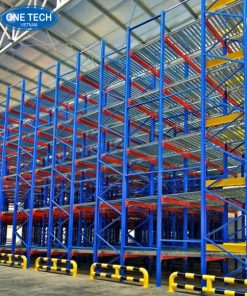 Giải pháp kệ Push Back lưu trữ pallet linh hoạt và hiệu quả trong hệ thống kho
