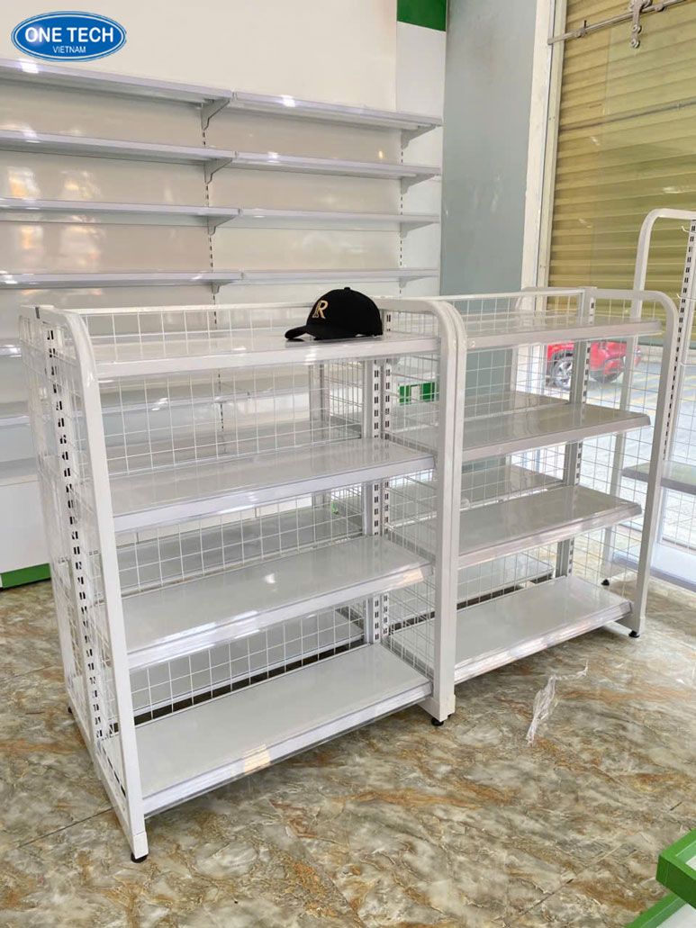 Kệ trưng bày bánh mì giúp tăng tính thẩm mỹ quầy bán hàng Giá kệ bánh mì thiết kế hợp lý, dễ nhìn, dễ chọn sản phẩm