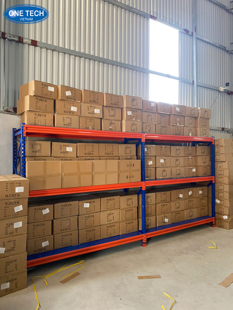 Kệ trung tải lưu trữ thùng carton giúp tối ưu không gian kho hiệu quả