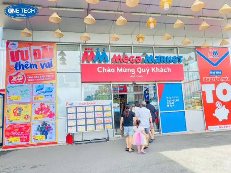 Hình ảnh toàn cảnh MM Mega Market Bình Dương – một trong những siêu thị lớn nhất tại Bình Dương, cung cấp đa dạng hàng hóa giá tốt