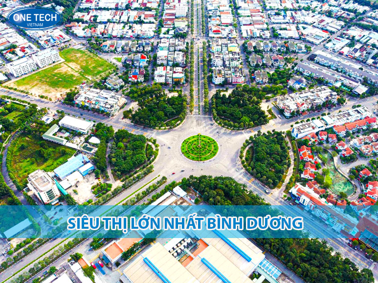 Toàn cảnh siêu thị lớn nhất ở Bình Dương với thiết kế hiện đại, đa dạng sản phẩm và đông đảo khách hàng mua sắm