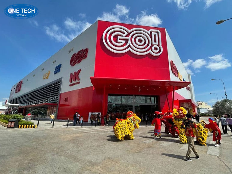 Mặt tiền siêu thị GO! Nha Trang - trung tâm mua sắm hiện đại, đa tiện ích tại thành phố biển