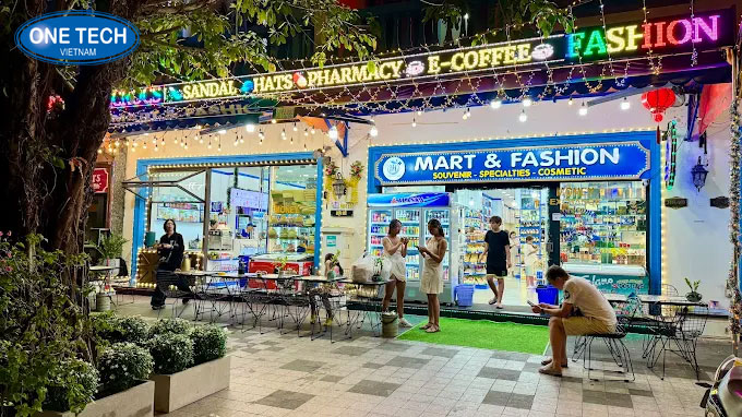Mặt tiền Trọng Mỹ Mart & Fashion - Siêu thị lớn nhất Phú Quốc với đa dạng mặt hàng thời trang, tiêu dùng và mỹ phẩm