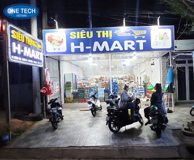 Mặt tiền siêu thị H-Mart tại Phú Quốc – siêu thị lớn nhất với không gian mua sắm hiện đại và đa dạng mặt hàng