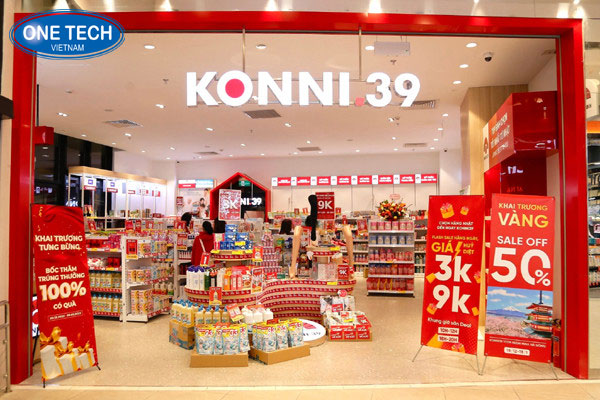 Mặt tiền siêu thị Konni39 Quy Nhơn - Nơi mua sắm hàng Nhật uy tín tại trung tâm thành phố