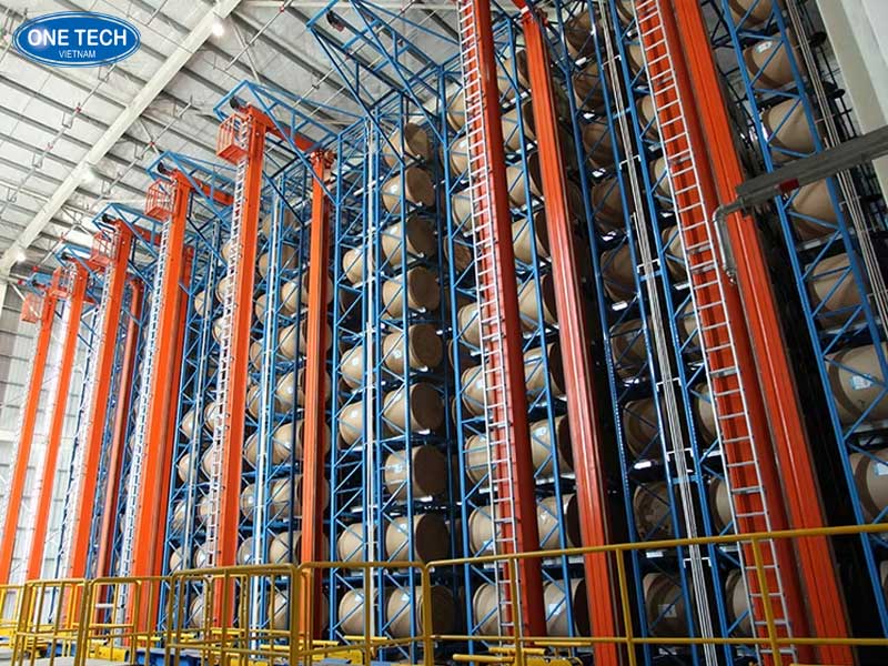 Kệ ASRS - Giải pháp lưu trữ và truy xuất tự động kho hàng hiện đại